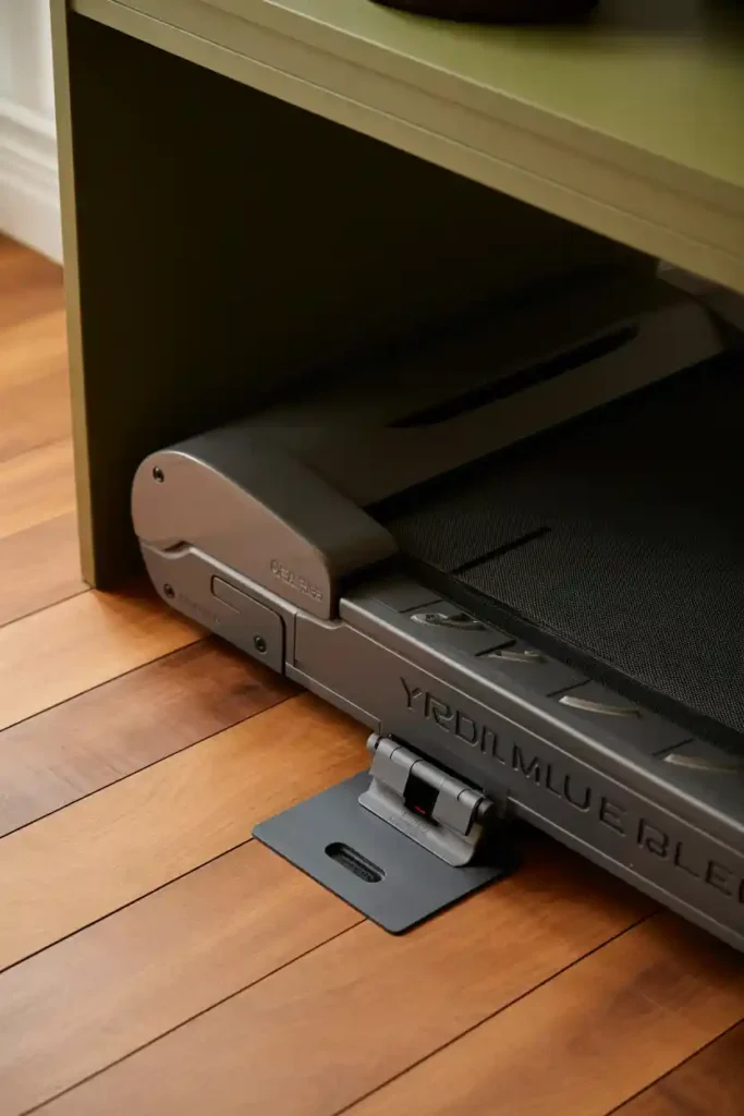 Fold-Away Treadmill Beneath Bed Frame