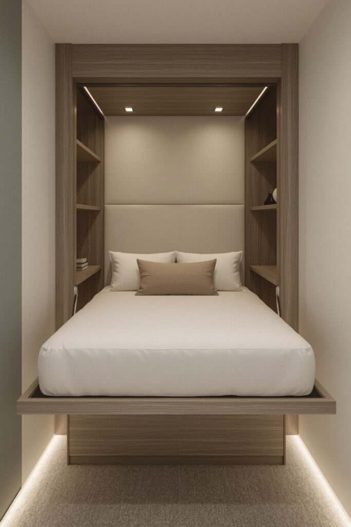 Fold-Out Wall Bed for Sleepovers