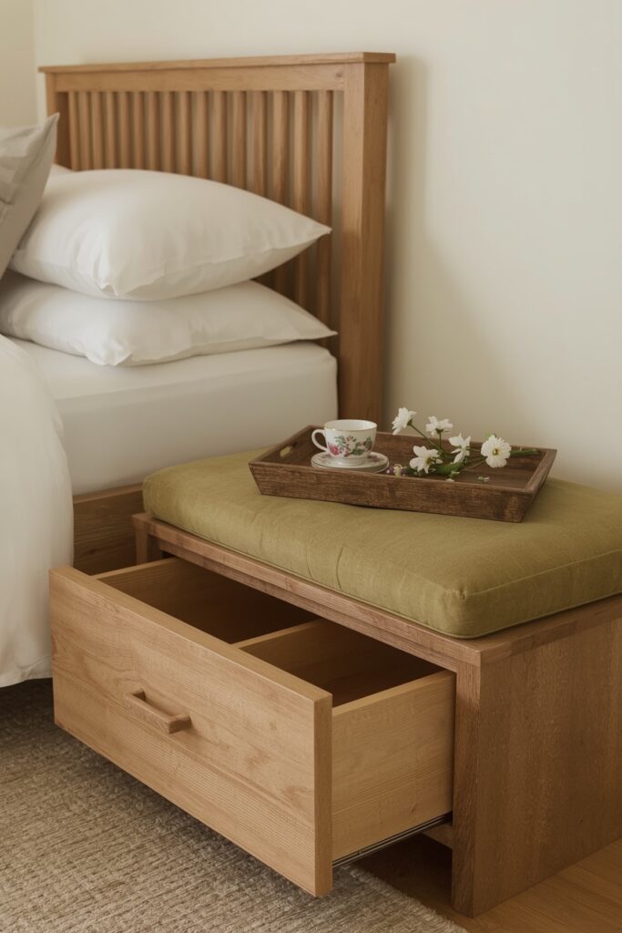 Use Multi-Purpose Bedside Bench