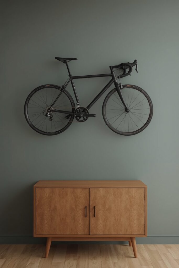 Decorative Bike Mounted on the Wall as Art