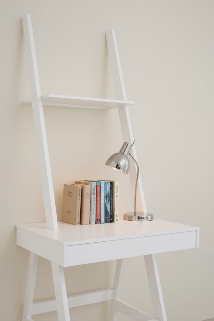 Ladder-Style Wall Desk Combo