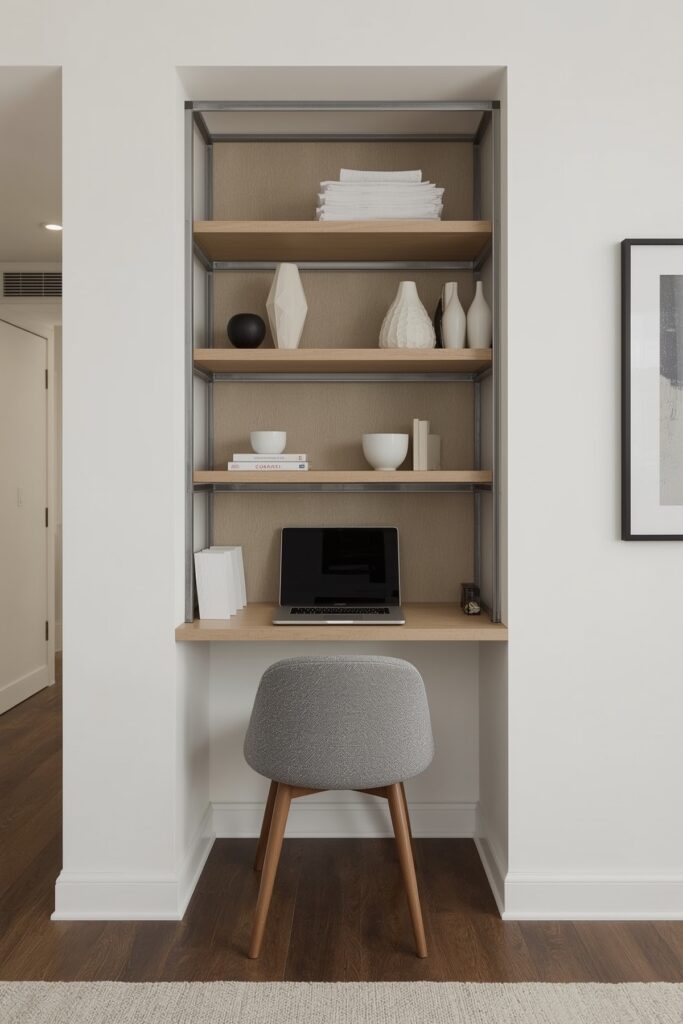 Fold-Out Wall Desk for Dual Function