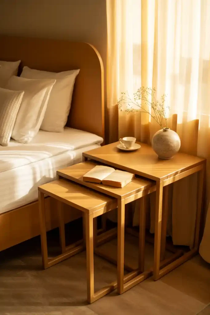 Nesting Nightstands for Variable Use