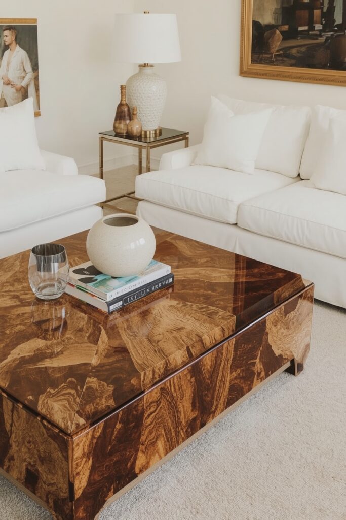 High Gloss or Reflective Surfaces to Bounce Light