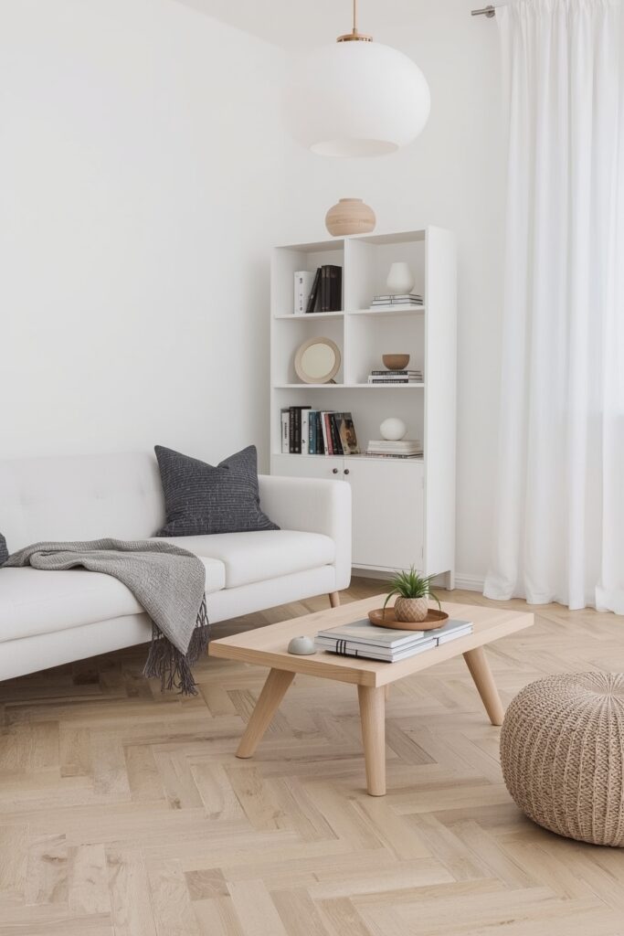 Minimalist Scandinavian-Inspired Layout