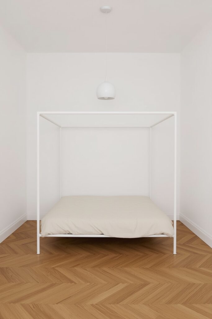 Minimalist White Loft Frame