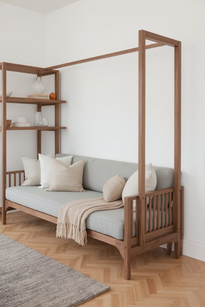 Daybed as Dual-Purpose Divider
