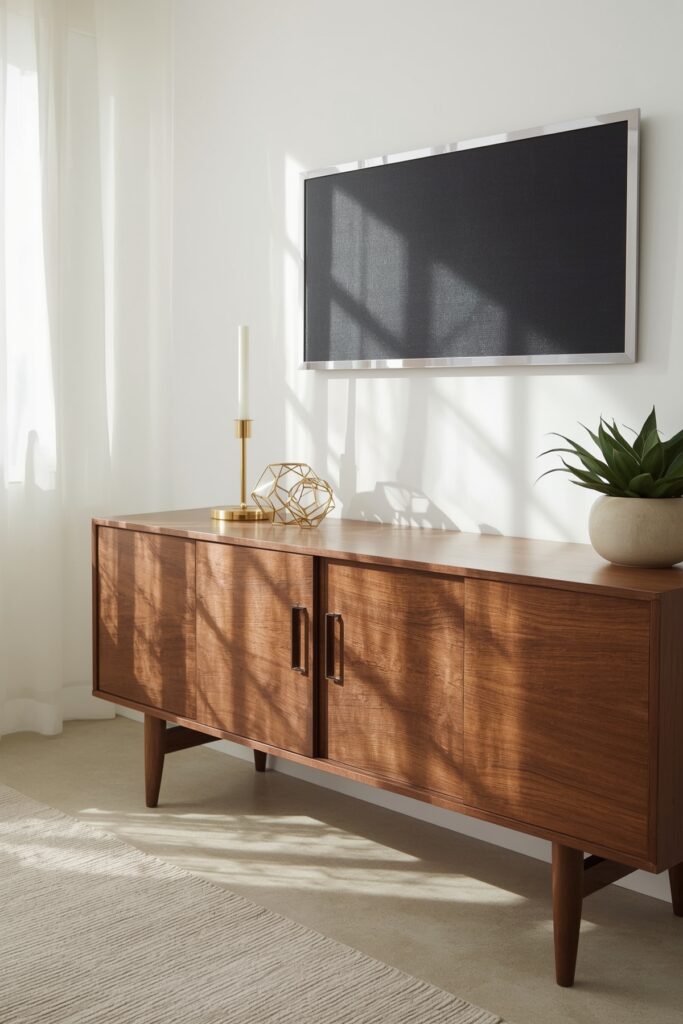 Mid-Century Low-Profile Console