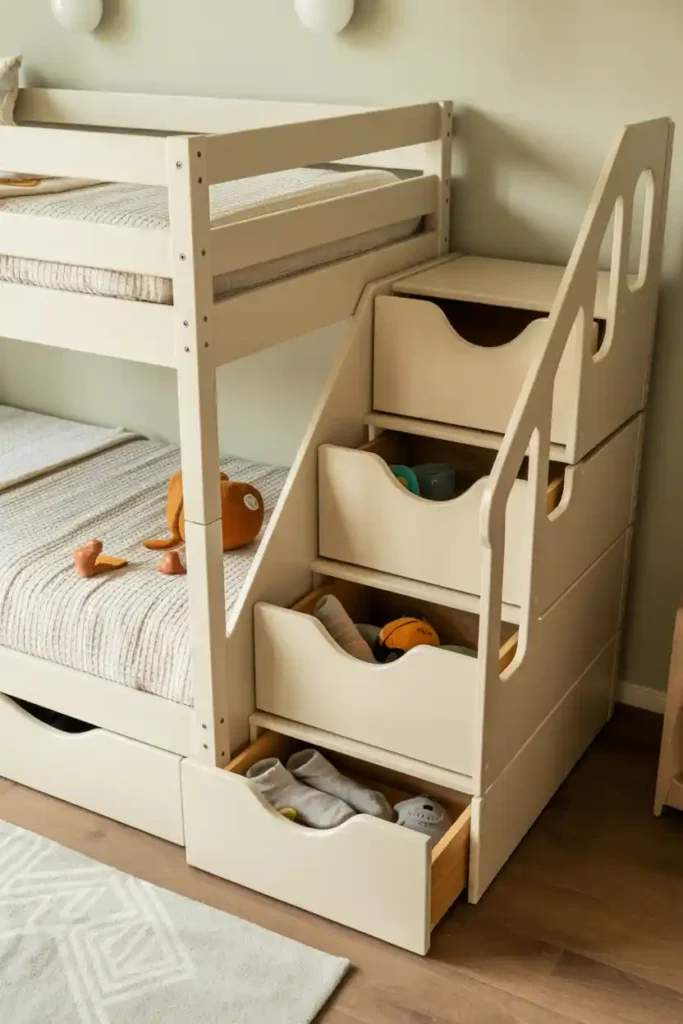Slide-Out Closet Drawer Staircase