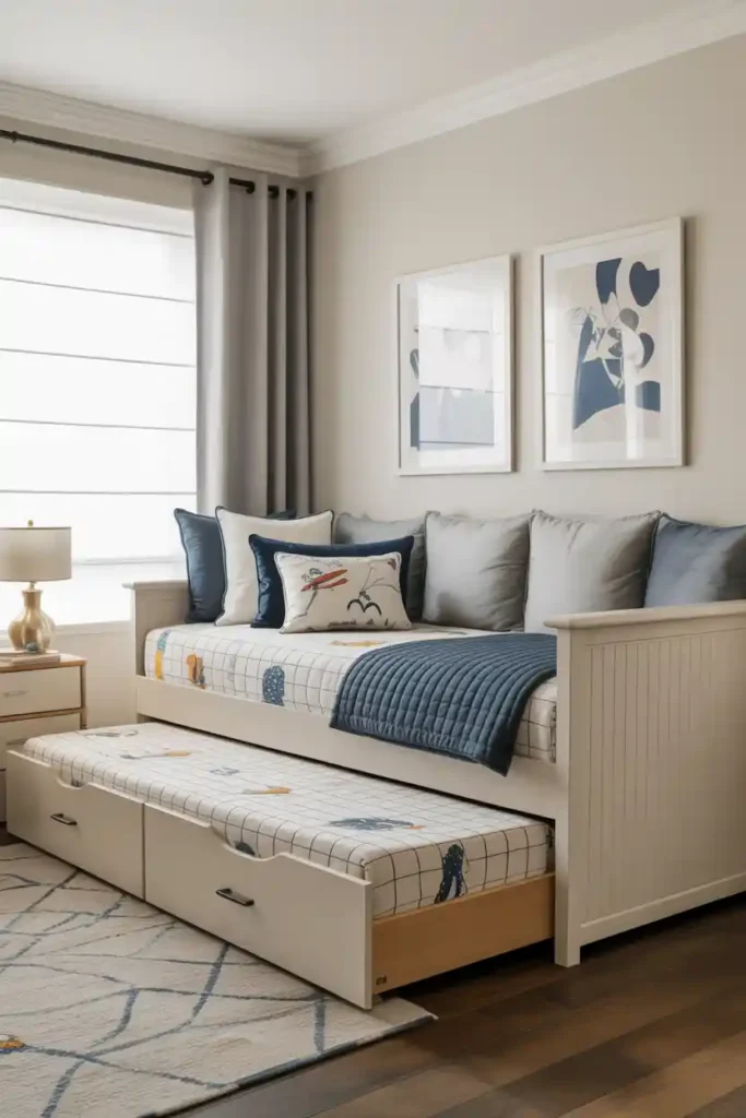 Convertible Daybed with Trundle Storage