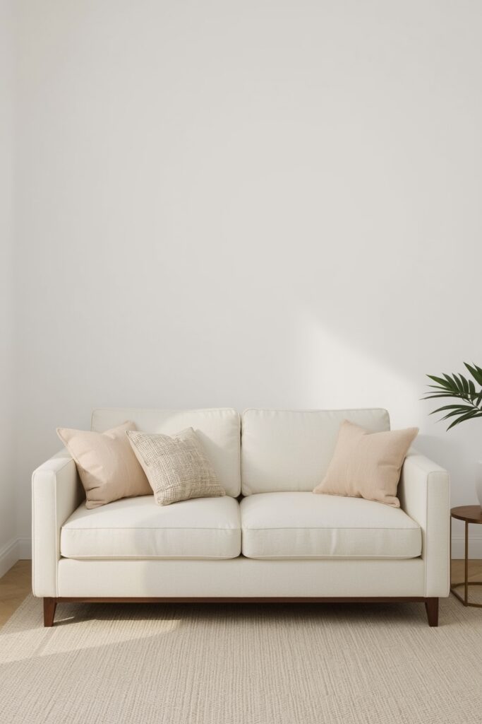 Low-Profile Couch with Removable Cushions