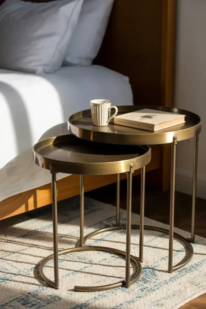 Nested Side Tables That Stack Vertically