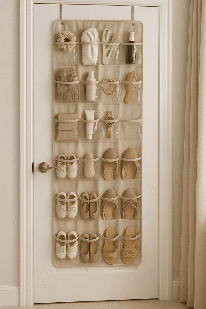 Over-the-Door Hanging Shoe Organizer