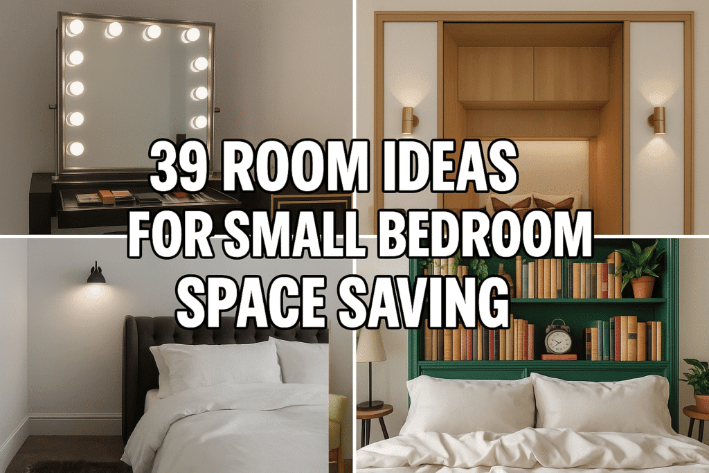 Room Ideas for Small Bedroom Space Saving