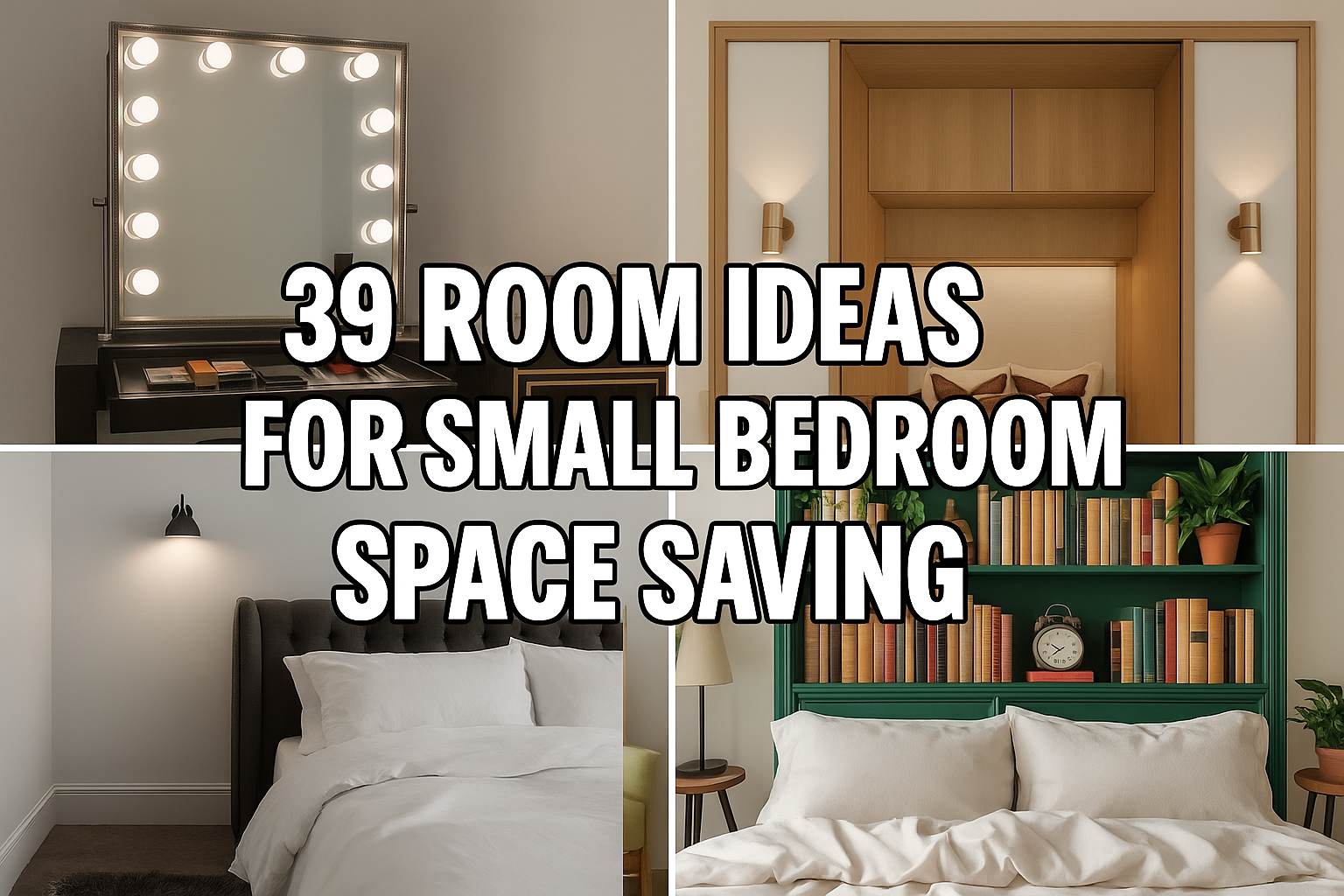 39 Room Ideas for Small Bedroom Space Saving That Actually Work