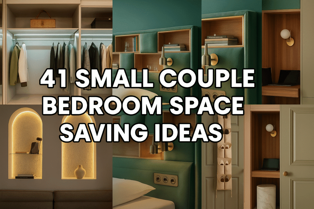 Small Couple Bedroom Space Saving Ideas