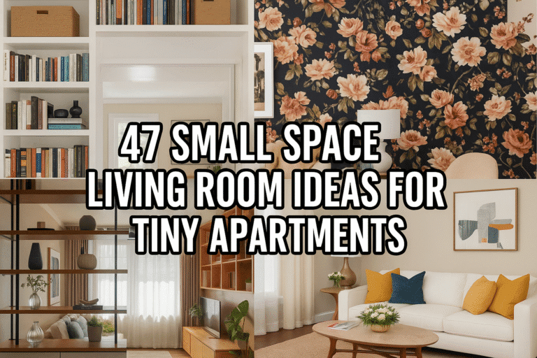 47 Small Space Living Room Ideas for Tiny Apartments That Actually Work