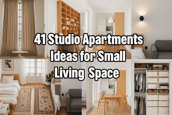41 Studio Apartment Ideas for Small Living Space You Will Love