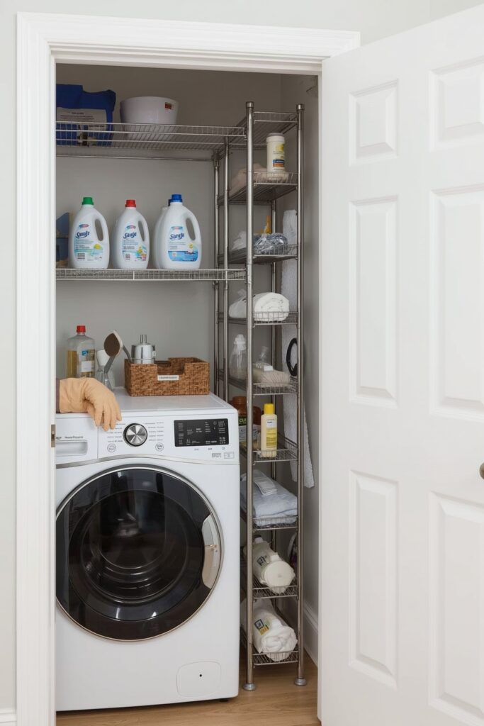 Behind-the-Door Slim Storage Shelves