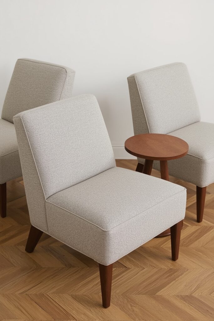 Armless Slipper Chairs