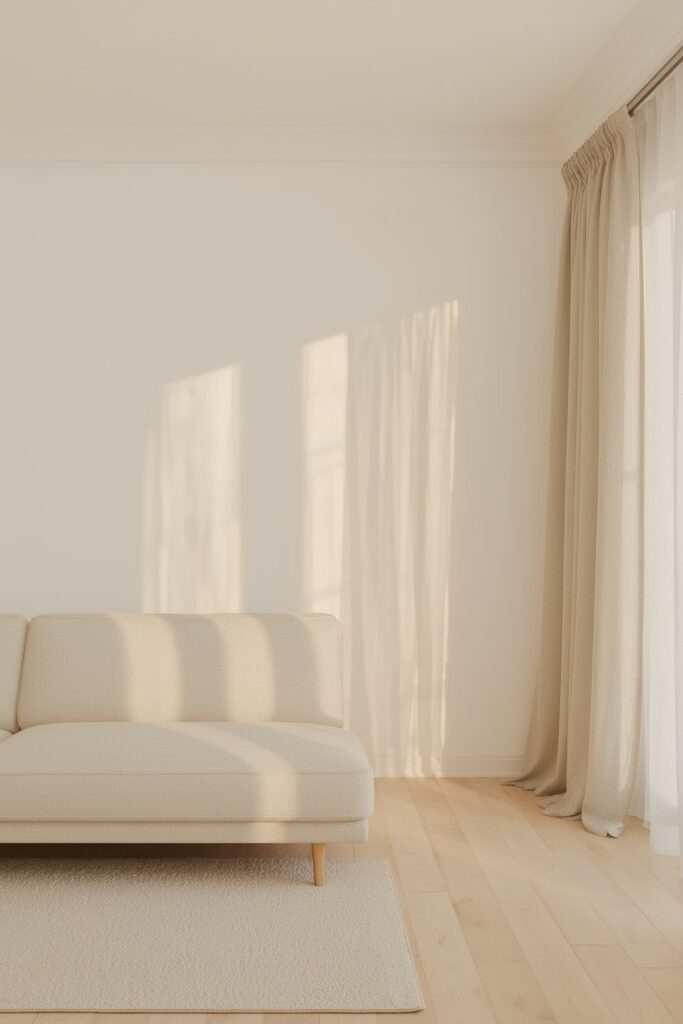 Light Neutral Color Scheme for Airiness