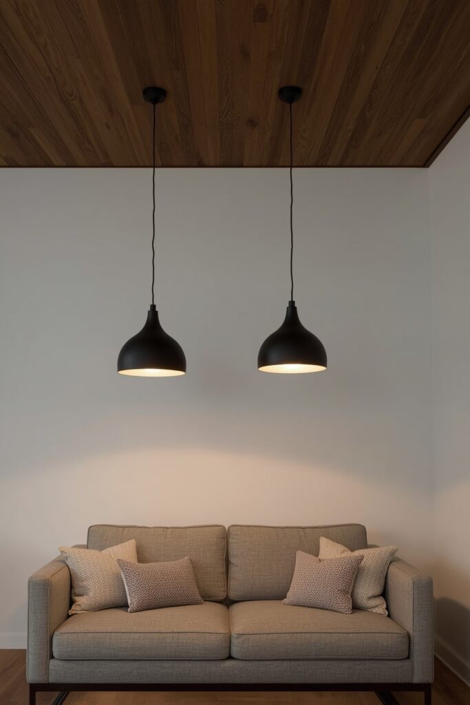 Hanging Pendant Lights to Save Floor Space