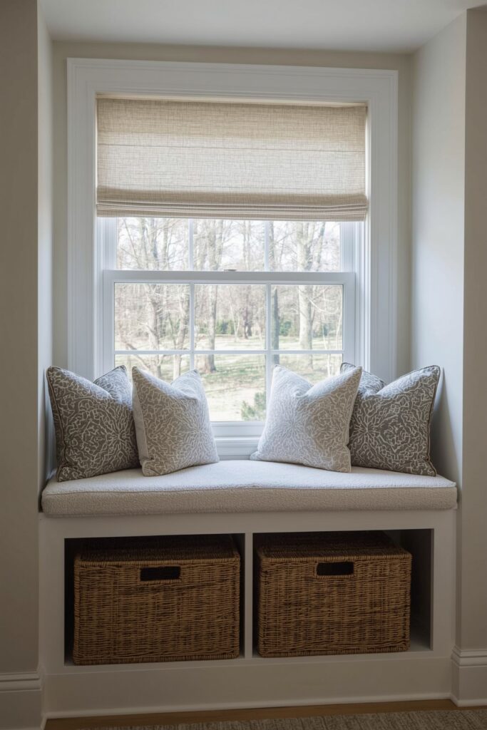 Window Nook with Hidden Storage