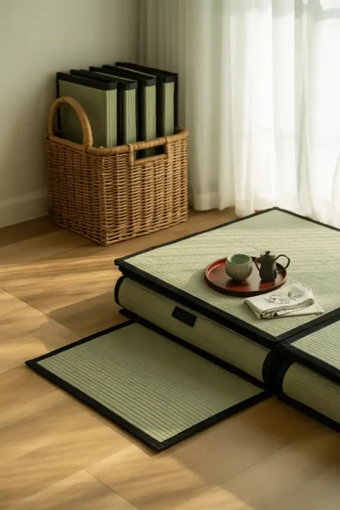 Foldable Tatami-Style Mats