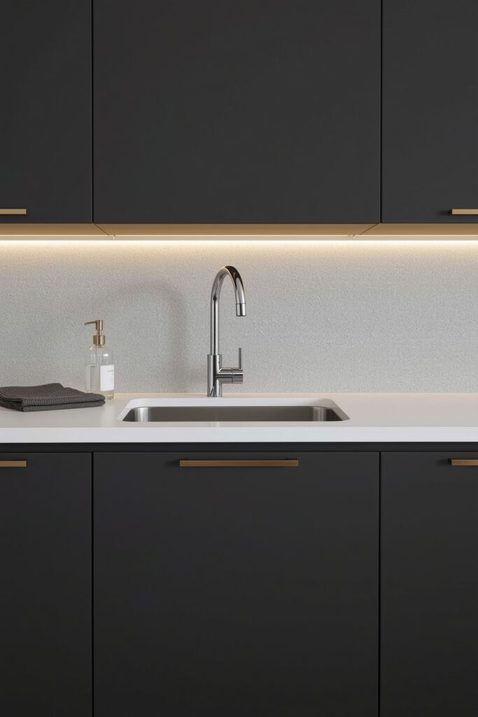 Integrated Sink with Pull-Out Sprayer Hose
