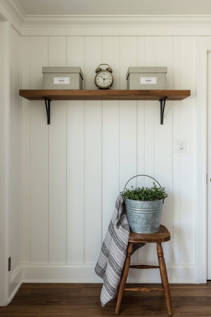 Shelf Above Doorway for Extra Storage


