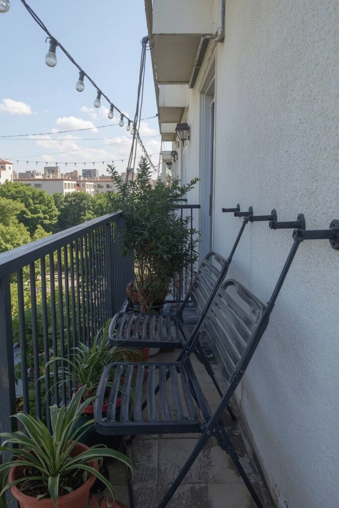 Fold-Up Balcony Chairs