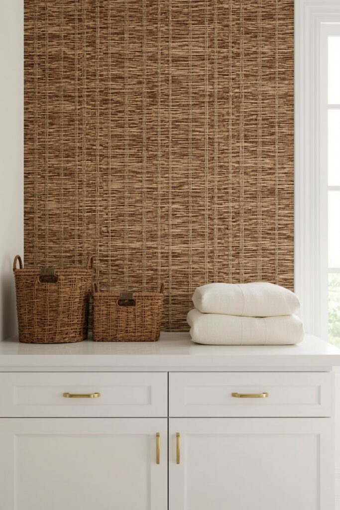 Traditional Wicker Basket Illusion Print


