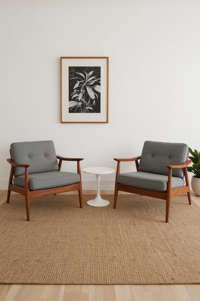 Mid-Century Modern Low Chairs