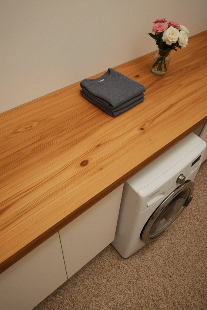 Mount Fold-Up Step Stool to Reach Upper Cabinets
