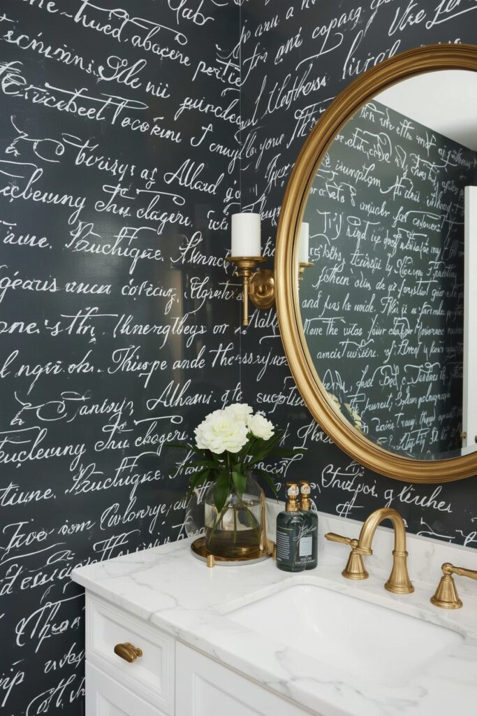 French Script Typography Design


