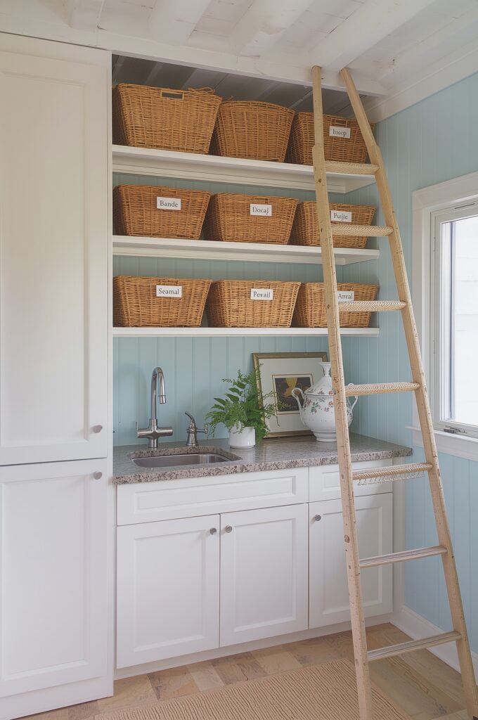 Overhead Loft Storage for Seasonal Items