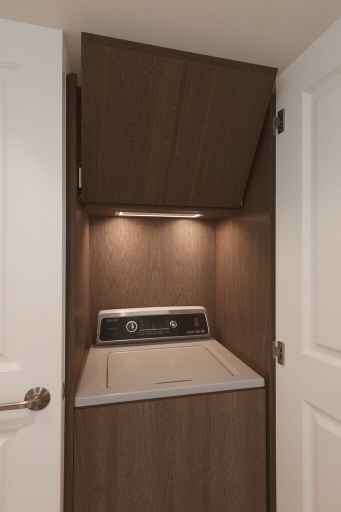 Overhead Hinge Door with Built-In Ventilation