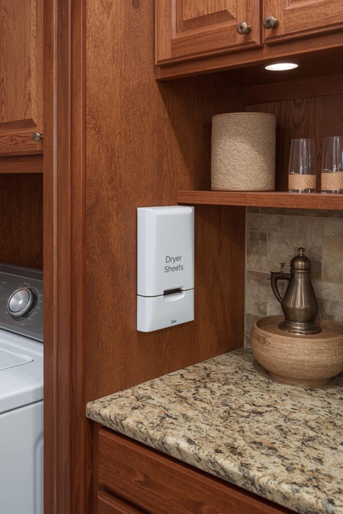 Built-In Dryer Sheet Dispenser


