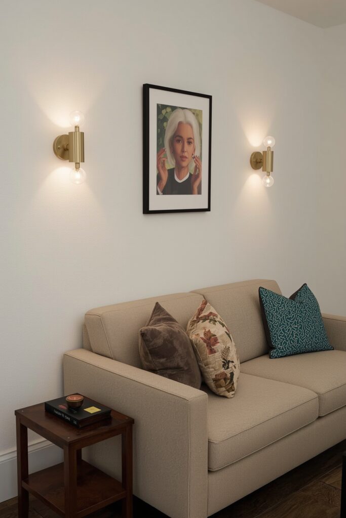 Sconces Instead of Floor Lamps