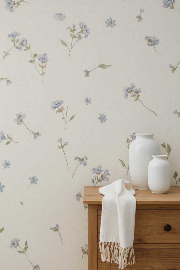 Linen Meadow Bloom Scene



