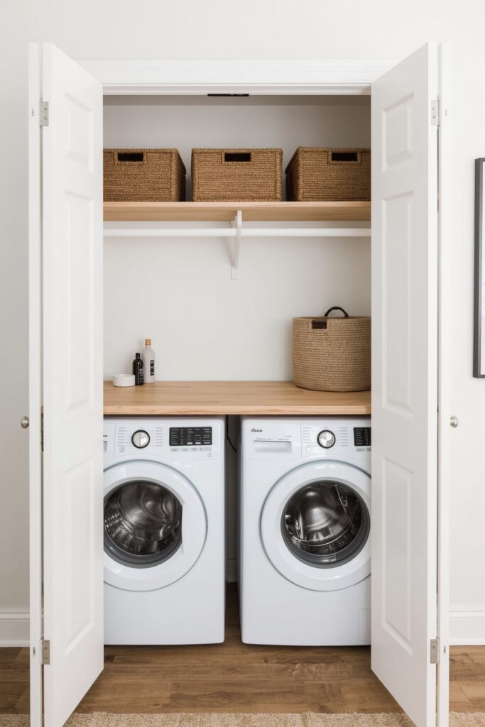 Mount Cabinet Doors with Extra Pockets or Clips
