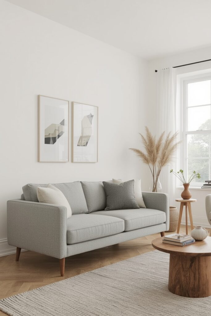 Slimline Loveseat with Tall Legs