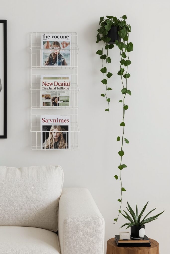 Wire Wall Racks for Magazines or