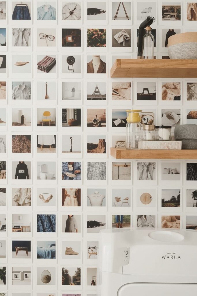 Subtle Polaroid Print Gallery Wall



