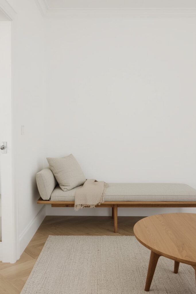 Bench Instead of Armchair for Guests