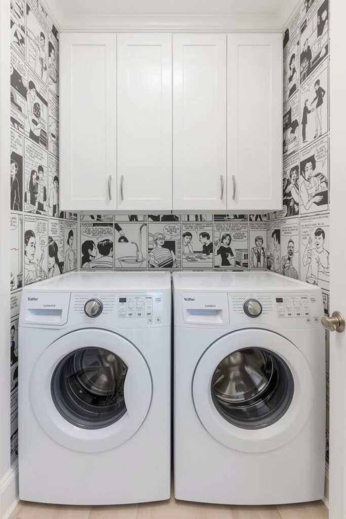Laundry Day Comic Strip Layout



