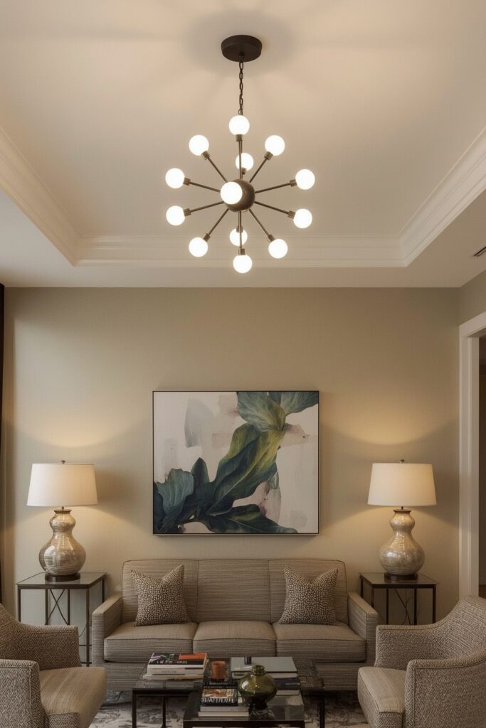 Statement Light Fixture to Draw Eyes Up