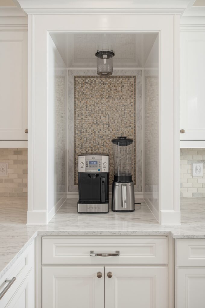 Tiled Niche for Small Appliances