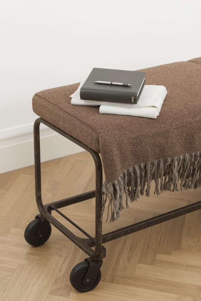 Trolley Bench for Mobile Seating