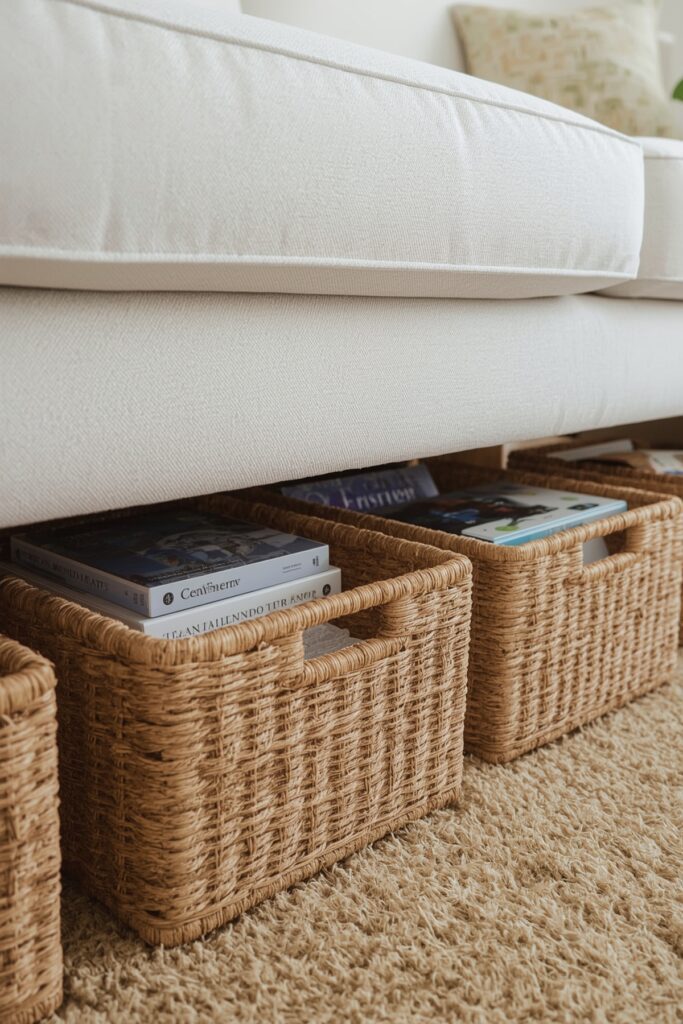 Under-Sofa Storage Baskets